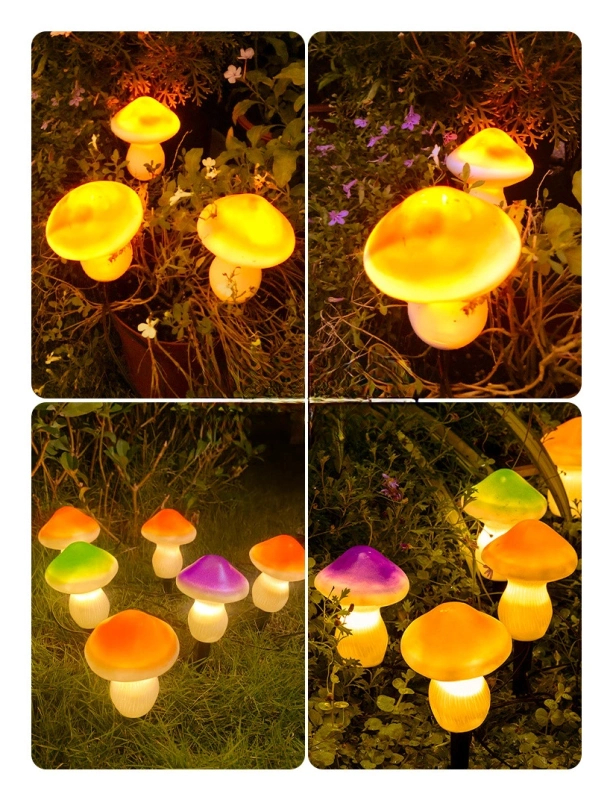 Garden Solar Mushroom Lights