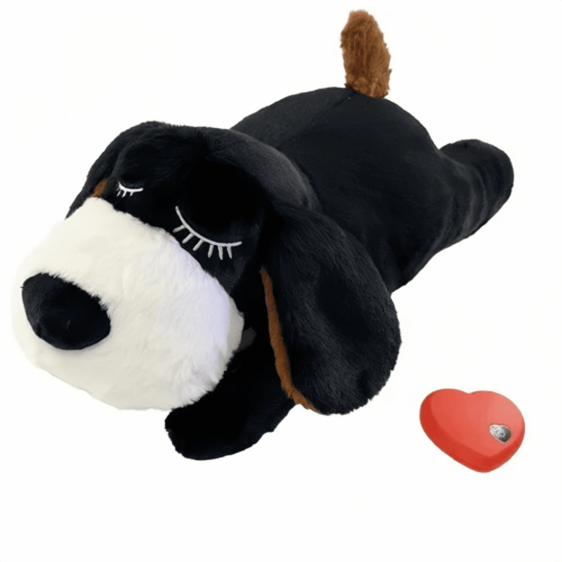 Plush Mommy Dog With A Heartbeat, Anxiety Relief Dog Toys