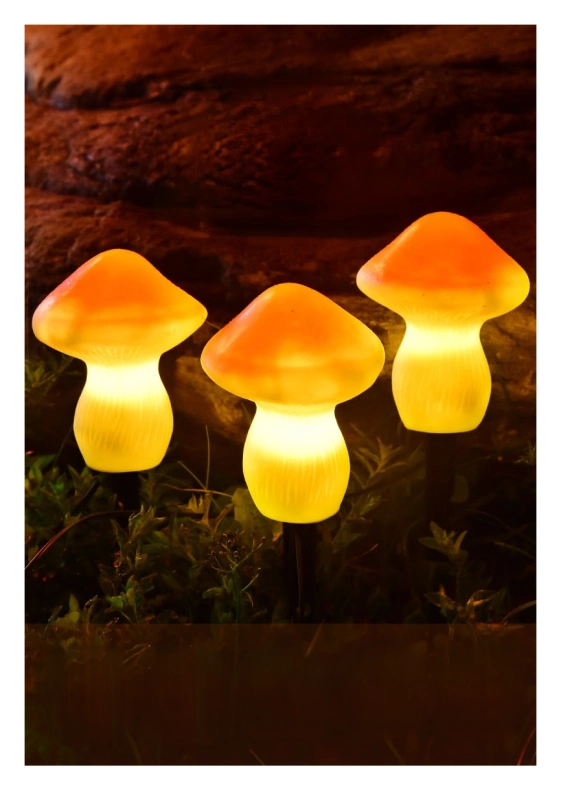 Garden Solar Mushroom Lights