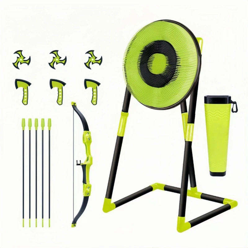 Bow And Arrow Darts, Axes With Target Backyard Decoration