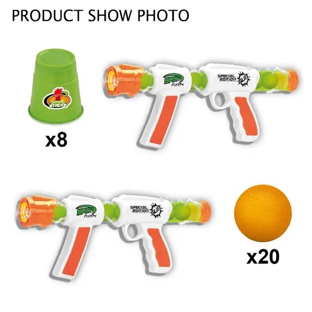 Aerodynamic toy guns rocket launchers Double edition child gift