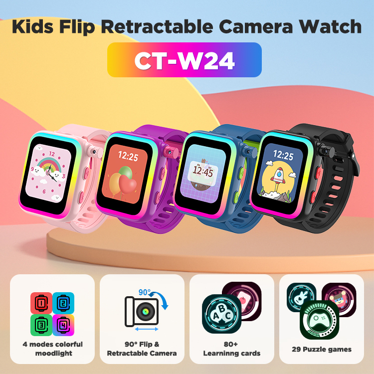 Kids Smart Watch With Colorful Mood Light CTW24