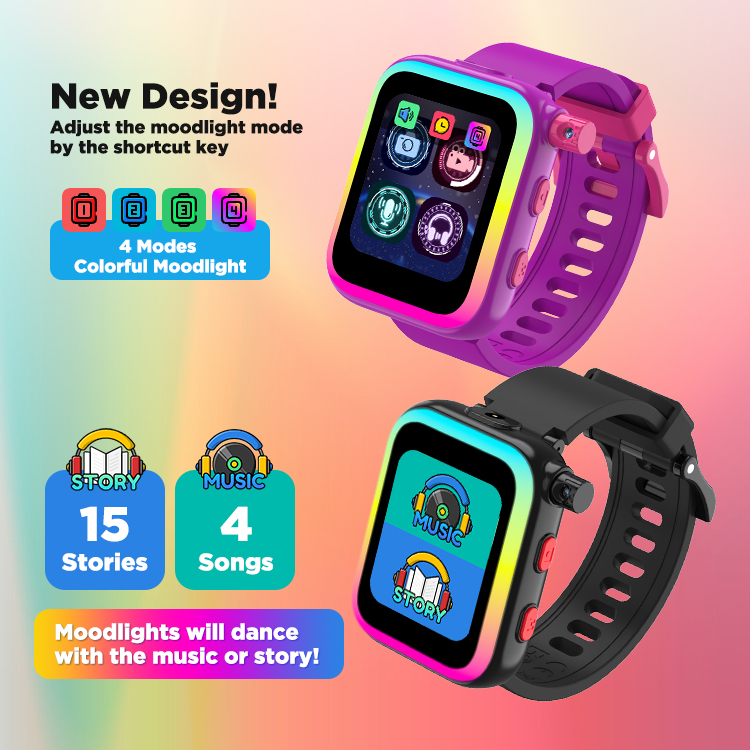 Kids Smart Watch With Colorful Mood Light CTW24