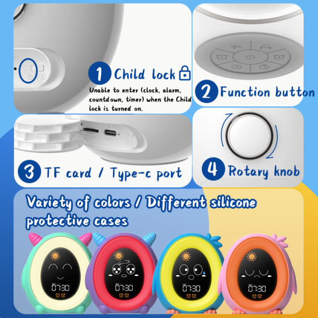 Kids Smart Clock Sleep Trainer CT-A1,Kids Smart Clock Sleep Trainer CT-A1 | Cheertone Kids Smart Toys