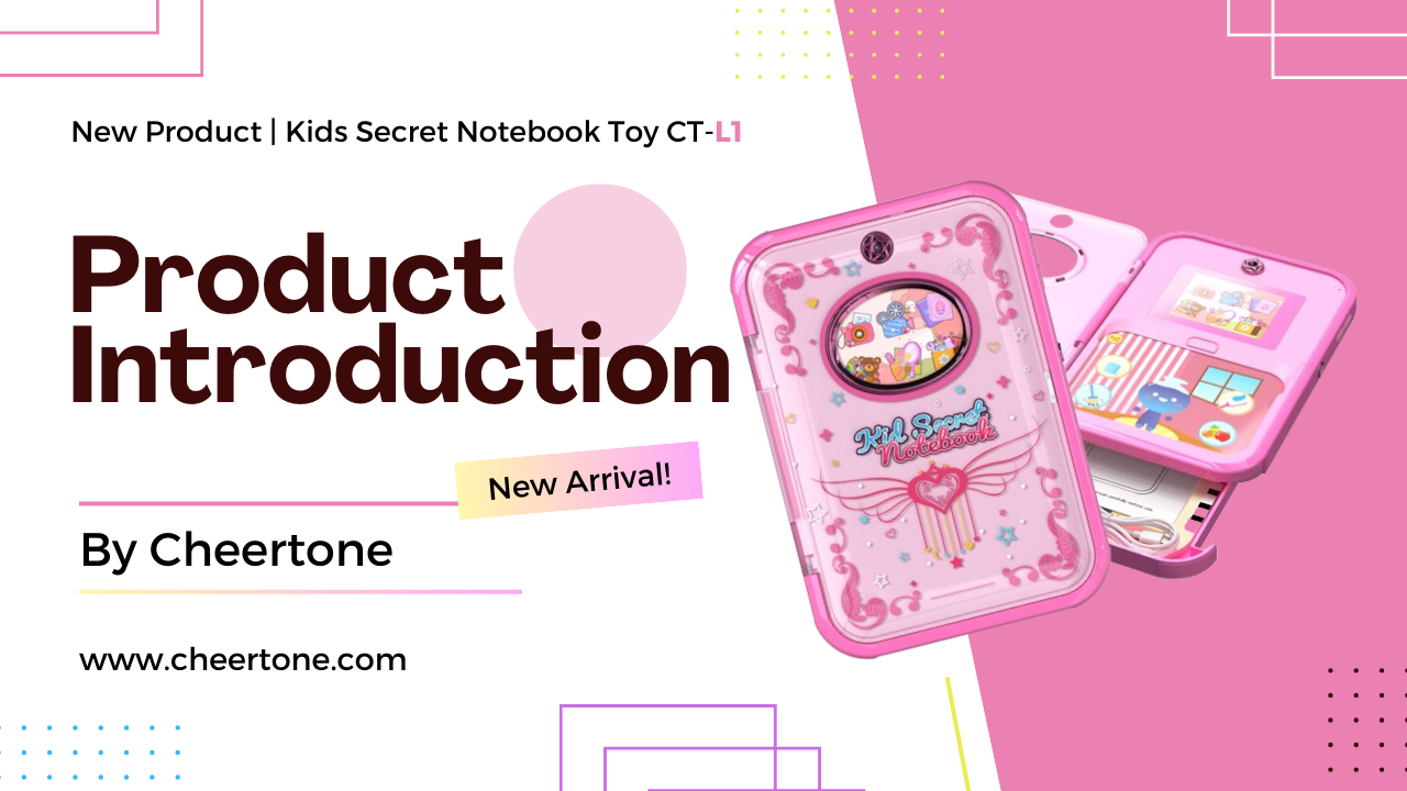 Kids Secret Notebook CT-L1,Kids Secret Notebook CT-L1 | Cheertone Kids Smart Toys Manufacturer