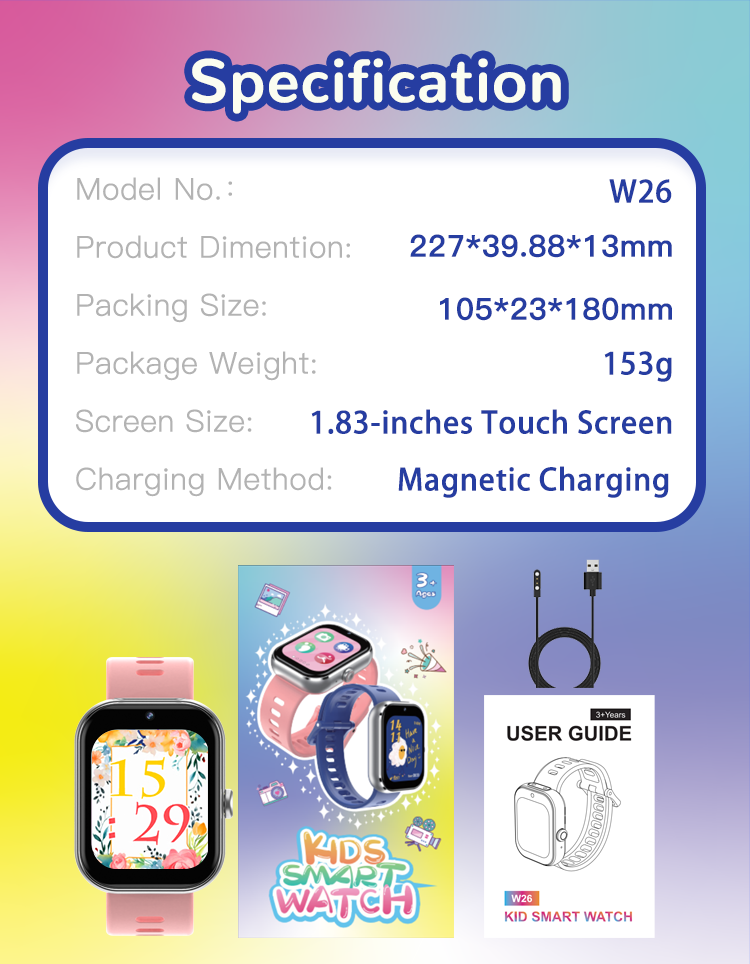 kids games smartwatch for children ct-w26