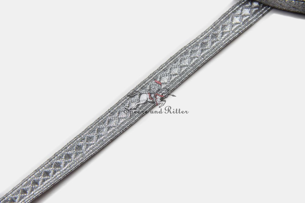 Wehrmacht/WSS Aluminum Silver NCO Tresse
