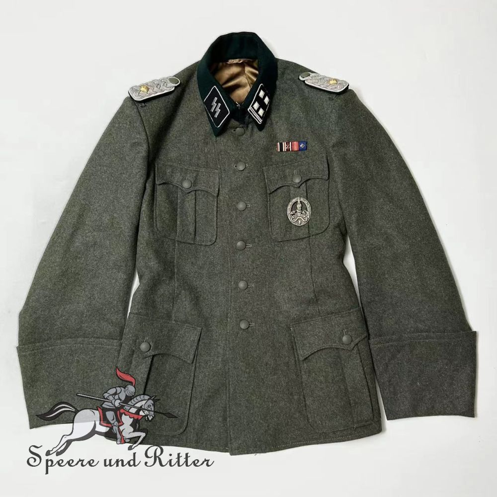 M41 Wehrmacht/WSS Officer wool Feldbluse Feldgrau