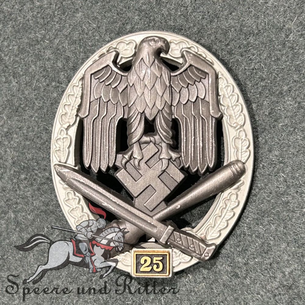 25 Engagement General Assault Badge