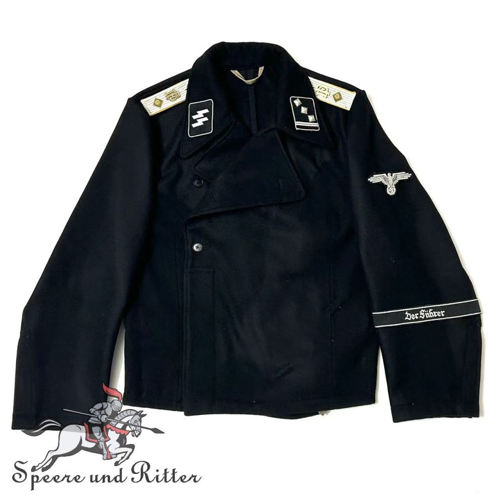 WSS Panzer field wrap/jacket black wool
