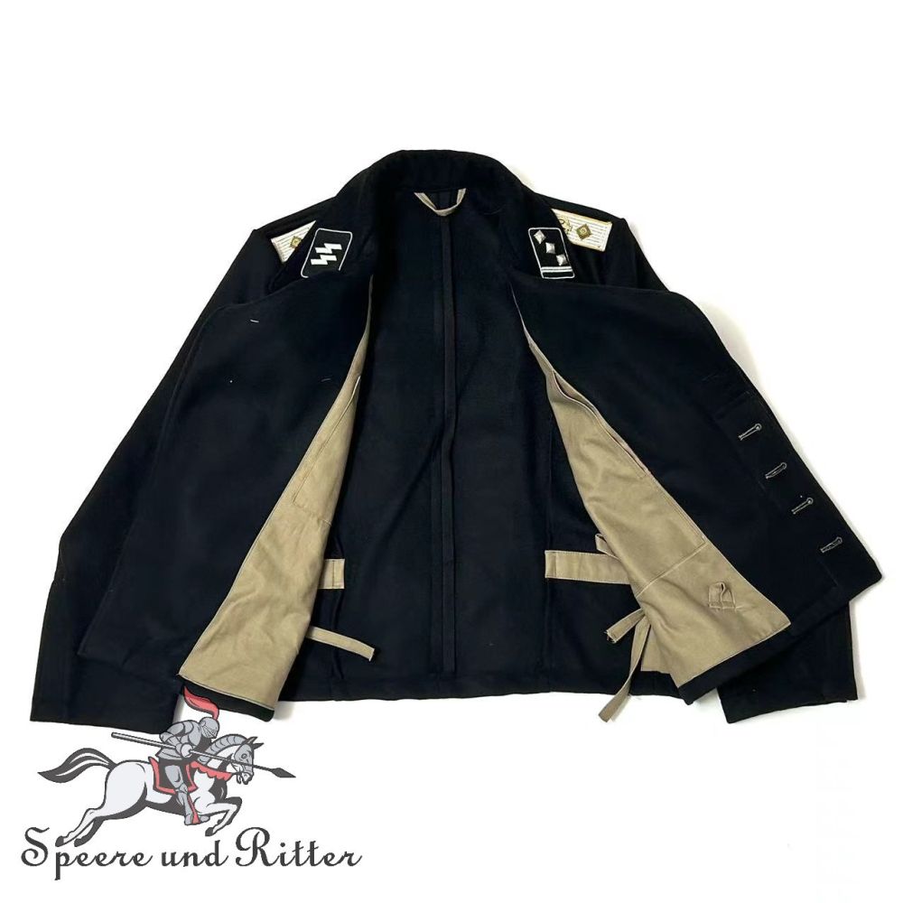 WSS Panzer field wrap/jacket black wool