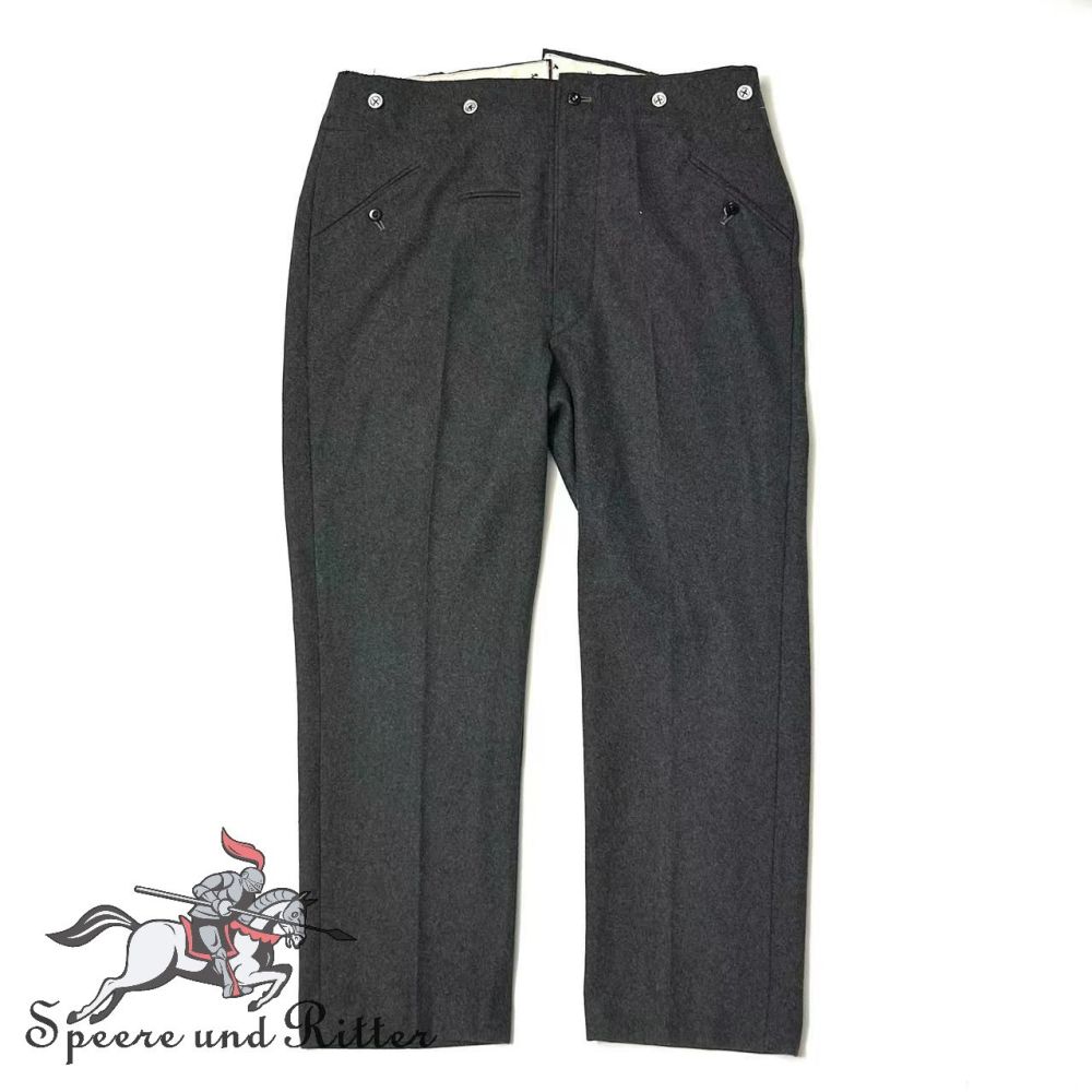Heer EM/NCO Stone Grey Wool Trousers