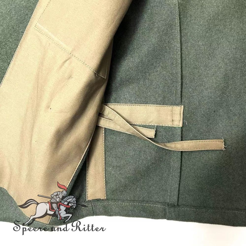 WSS assault gunner blue-green wrap jacket wool