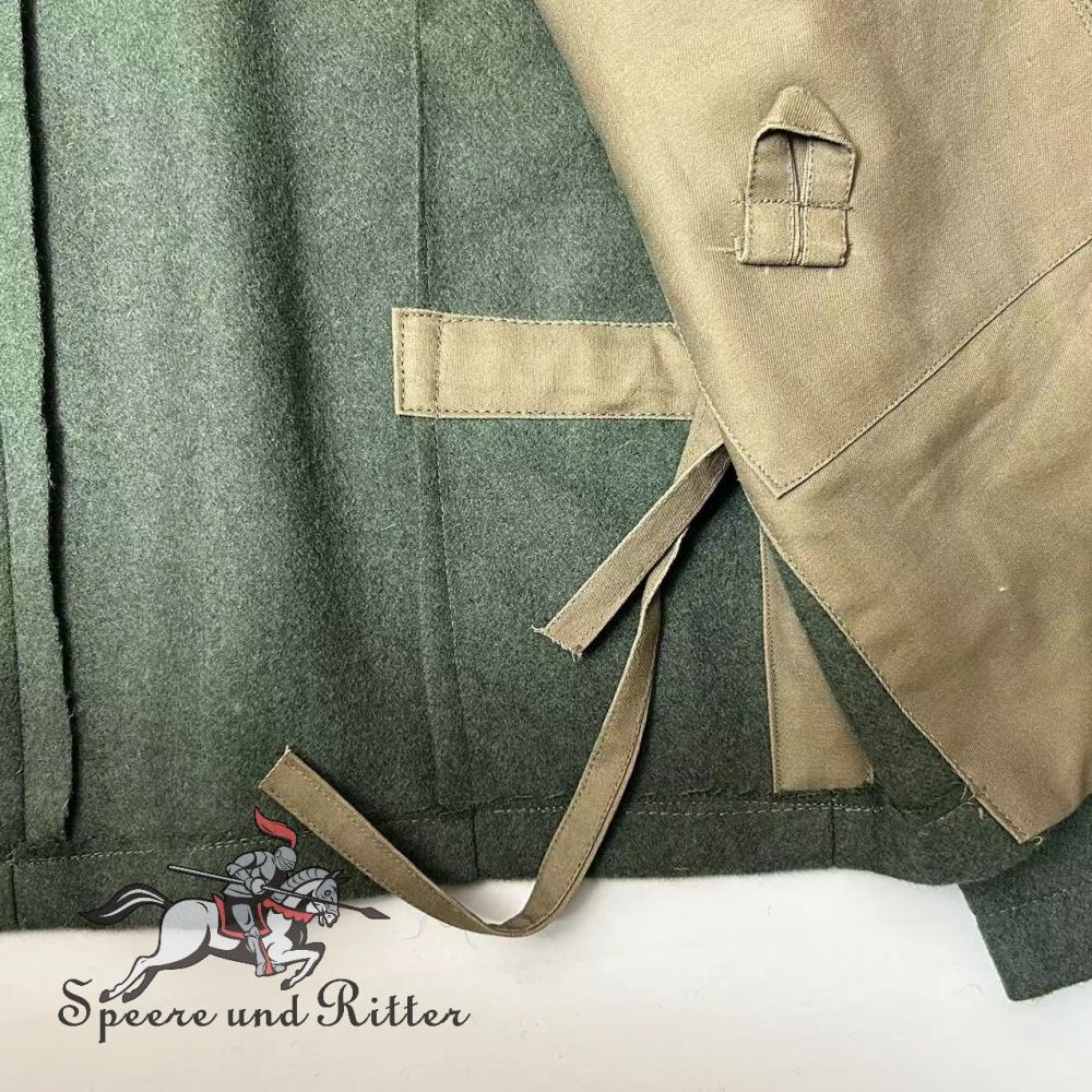 WSS assault gunner blue-green wrap jacket wool