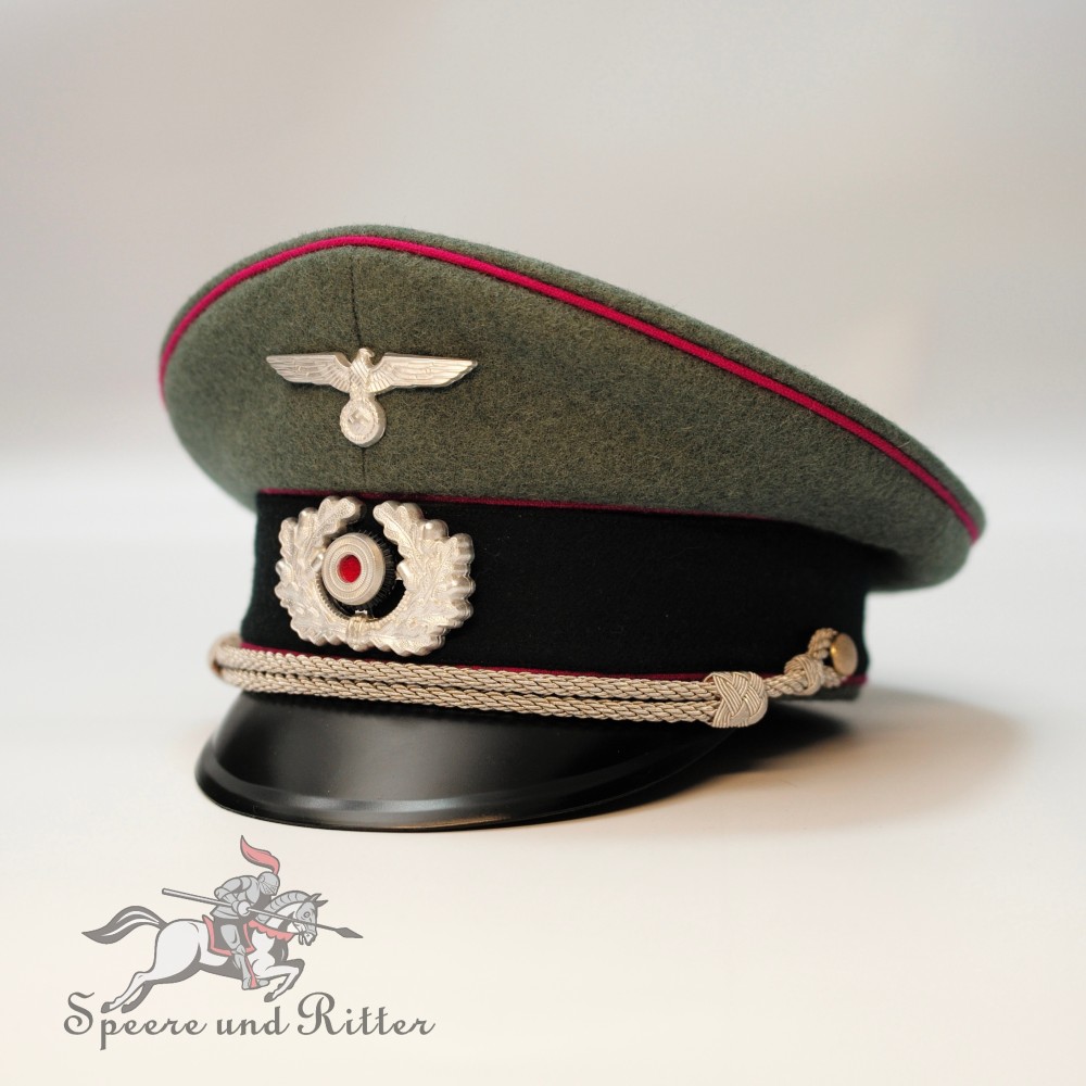 1937 Wehrmacht Visor Cap(Schirmmütze) blue-green
