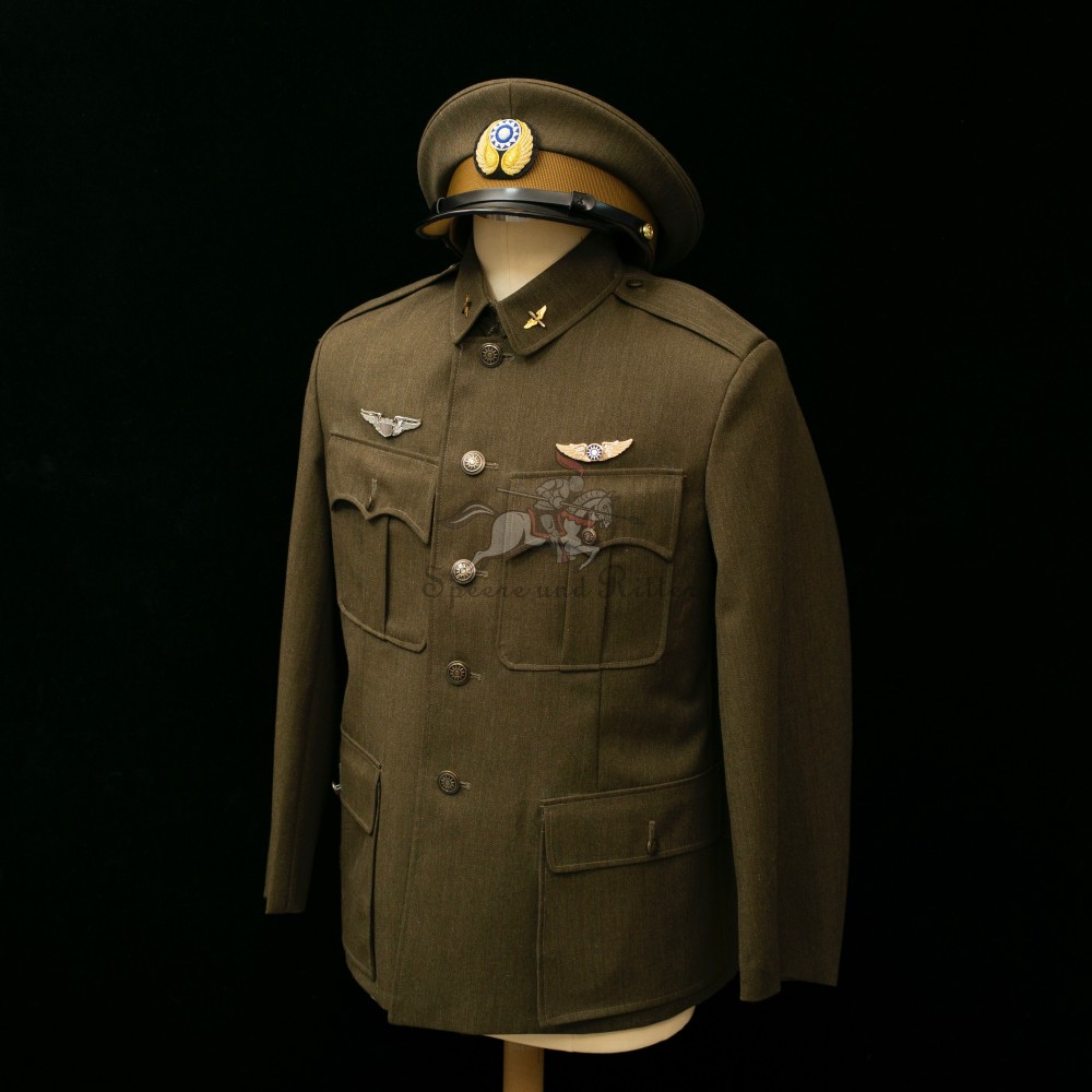 ww2 China Air Force Uniforms(ROCAF)中华民国空军常服军服上衣华达呢