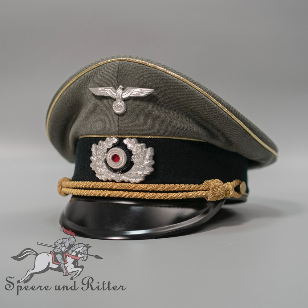 1942 WSS EM/NCO Visor Cap(Schirmmütze) Feldgrau