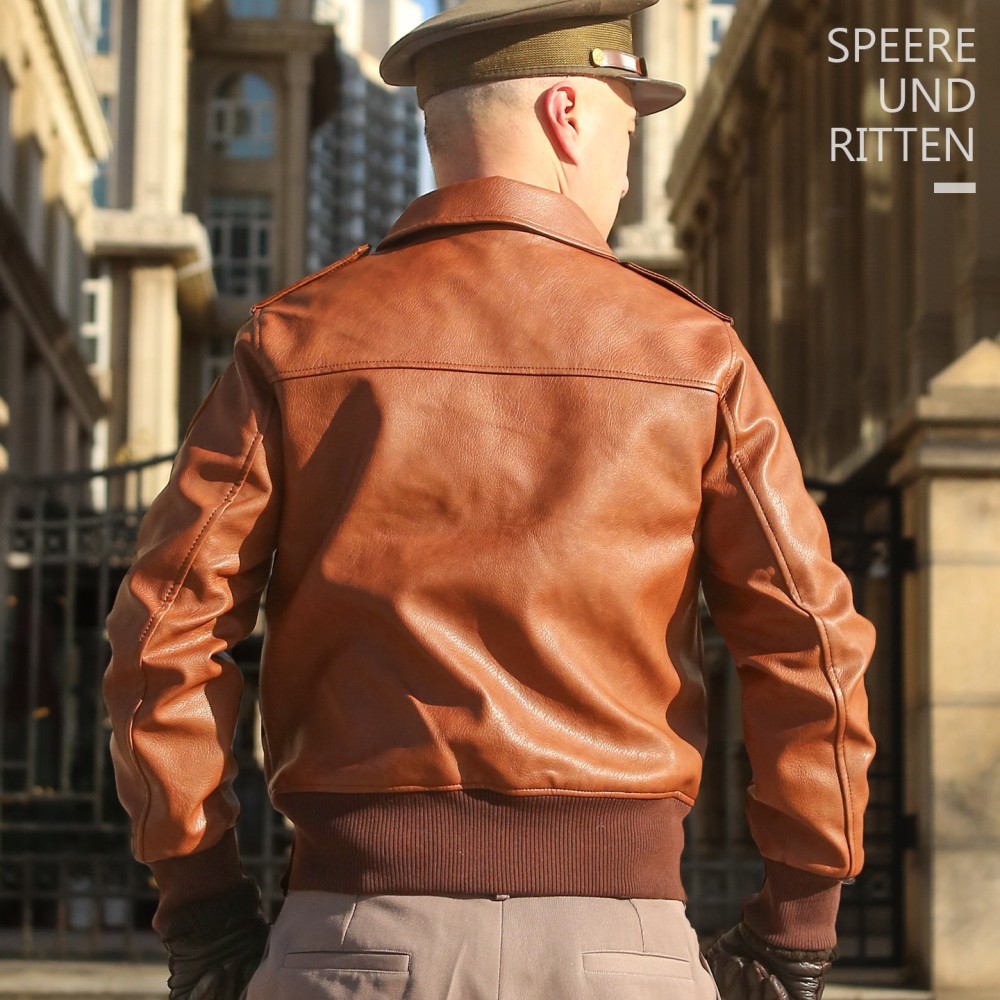 Vintage Flying Tigers Leather Jacket