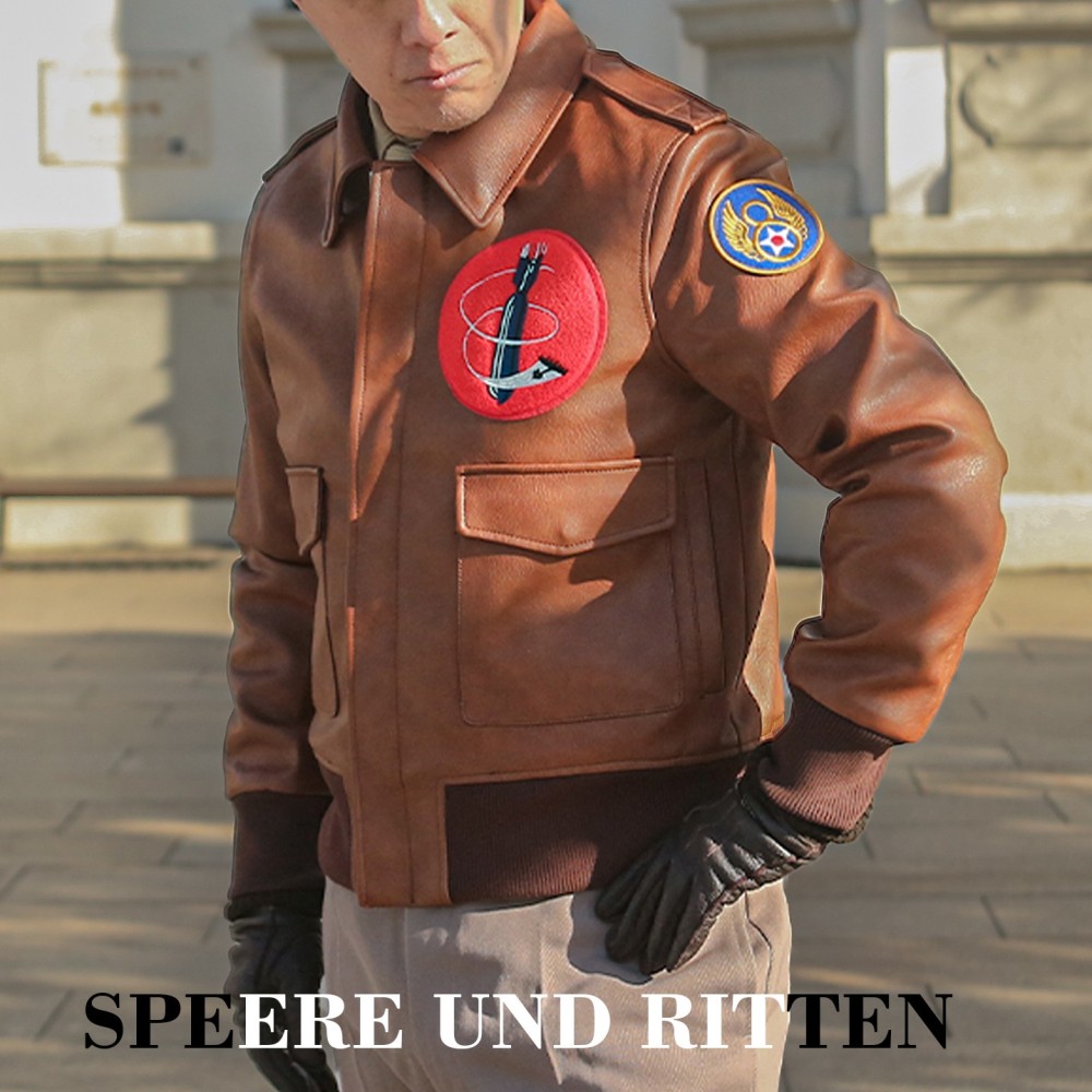 Vintage Flying Tigers Leather Jacket