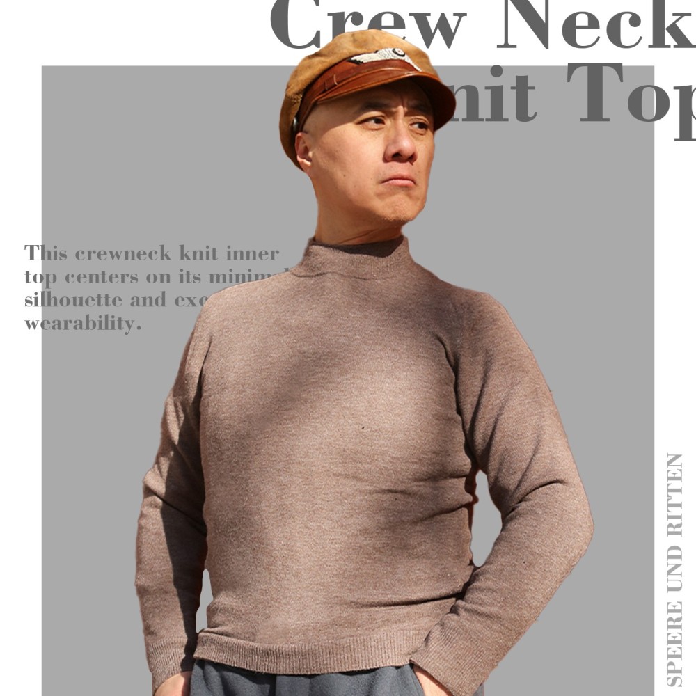 Cashmere crew neck sweater