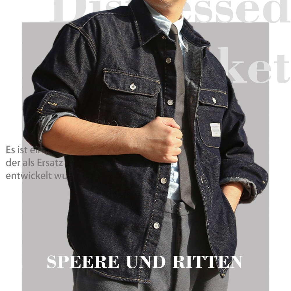 Raw Wash Denim Jacket