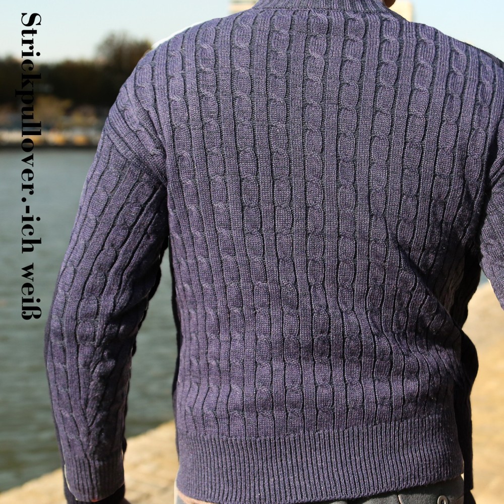 Cable Knit Henley Sweater
