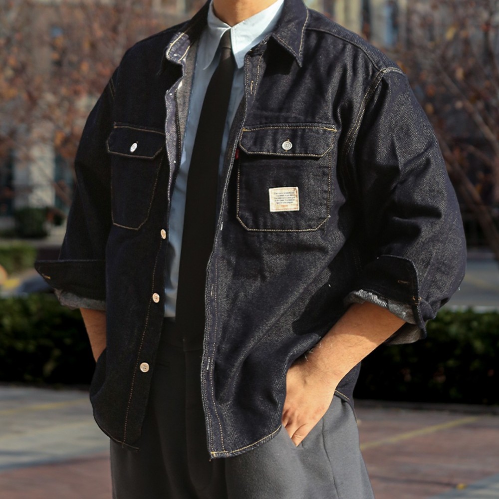 Raw Wash Denim Jacket