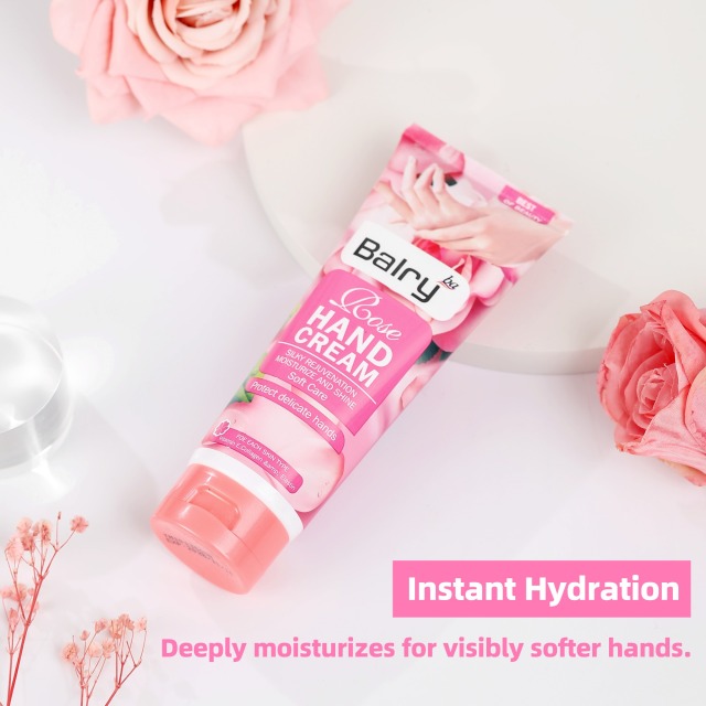 Balry Rose Moisturizing Nourishing Hand Cream for Dry Skin