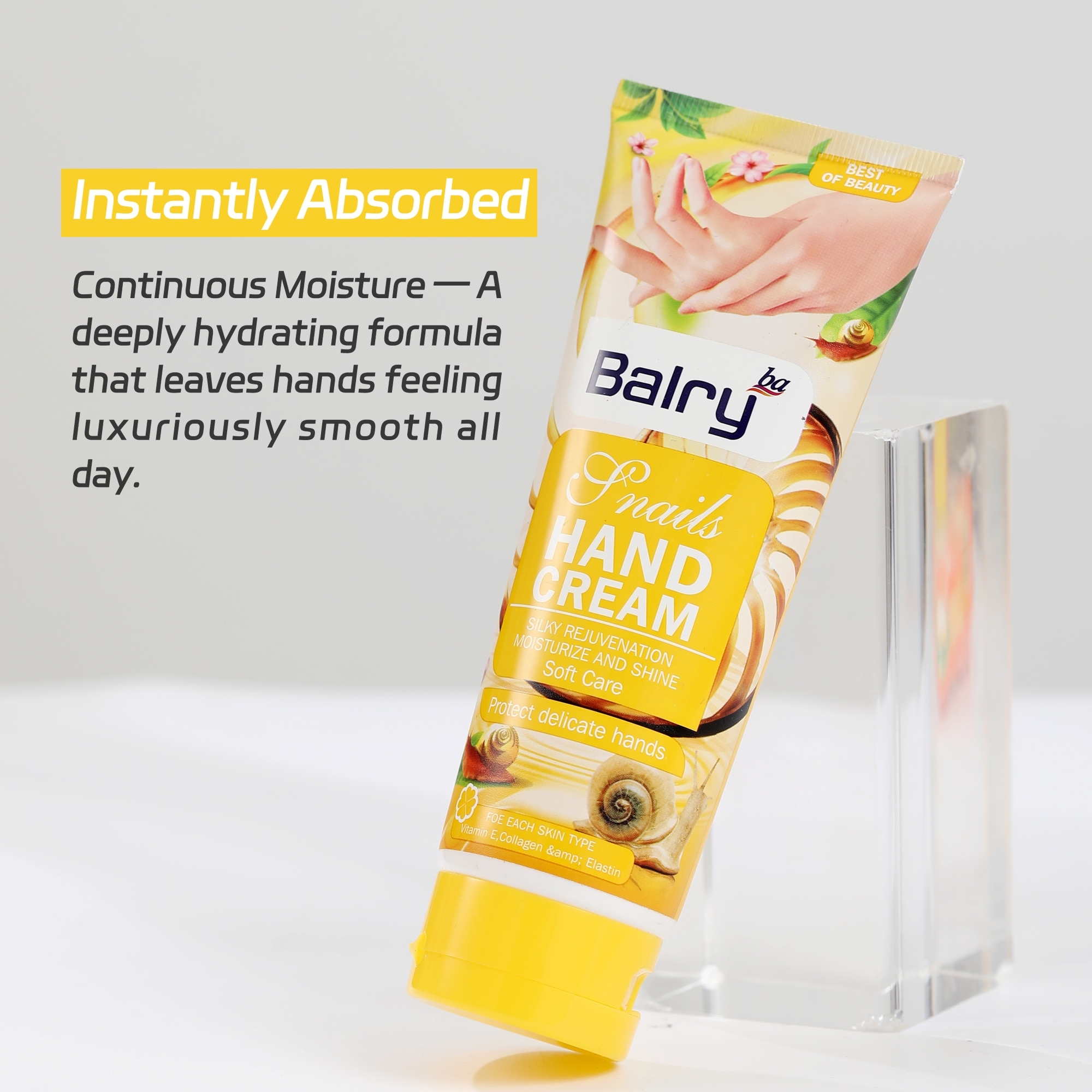 Balry Moisturizing Dry Skin Snail Hand Cream
