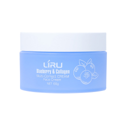 Liru Blueberry Collagen Cream - Anti-Aging Moisturizer for Dry Skin & Wrinkles