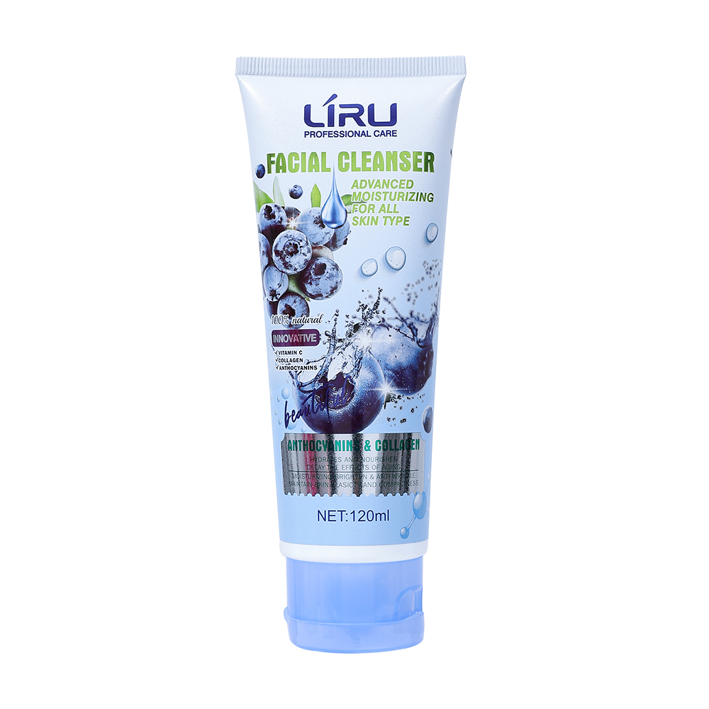 wholesale brightening blueberry facial cleanser