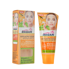 Daqan Vitamin C Mild Exfoliate Gel Non-Irritating Women Facial Scrub