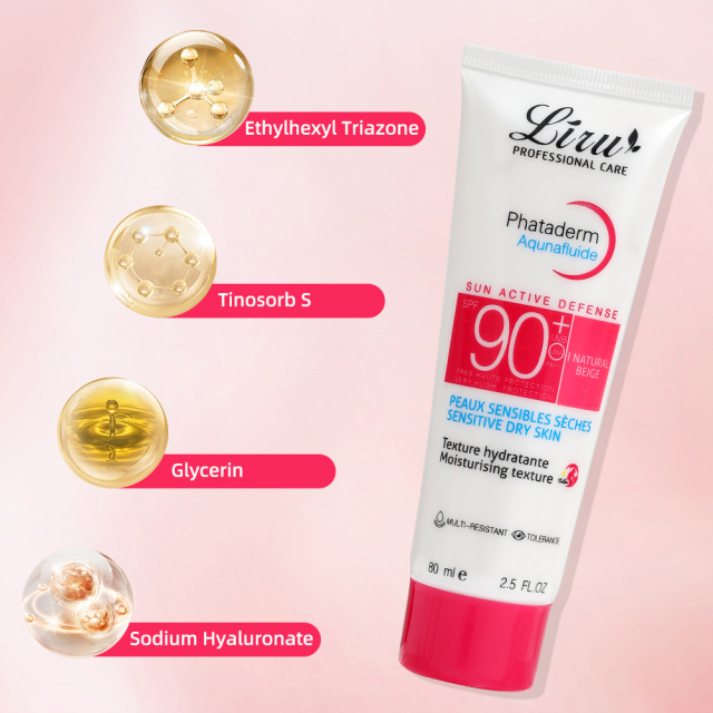 Liru UV Protection Whitening Face Sunscreen SPF 90