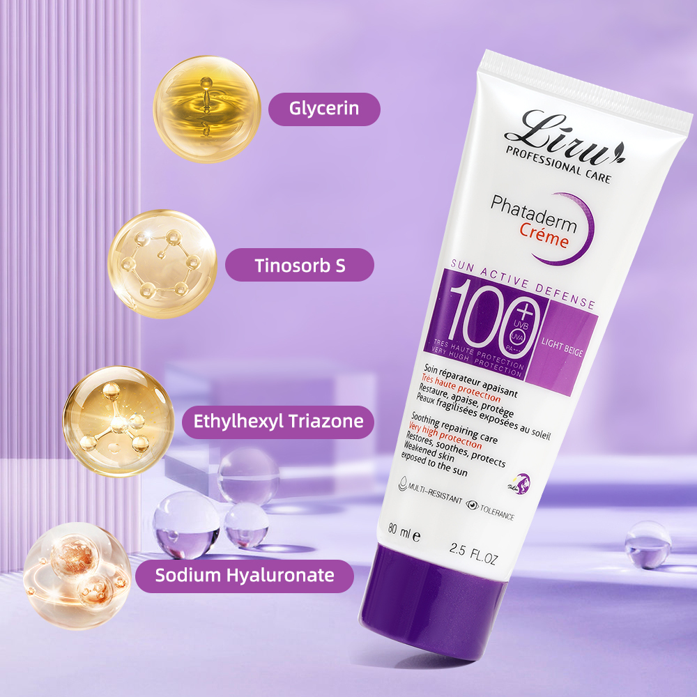 Zinc Oxide & Titanium Dioxide in SPF100 Sunscreen - Non-Nano Mineral Filters for Sensitive Skin