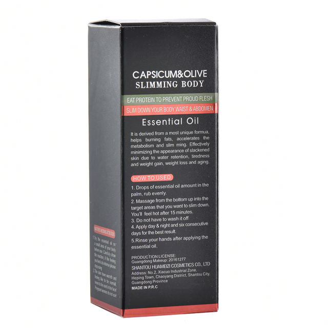 Pure Grade Anti-Aging & Slimming Body Essential Oil for Weight Loss