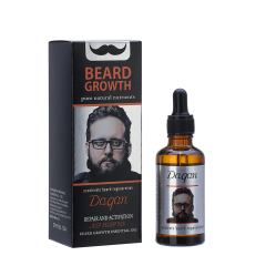 Daqan Beard Essential Oil bottle with box for beard growth and nourishment