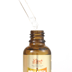 Close-up of Liru Vitamin C Face Serum, smooth and moisturizing texture