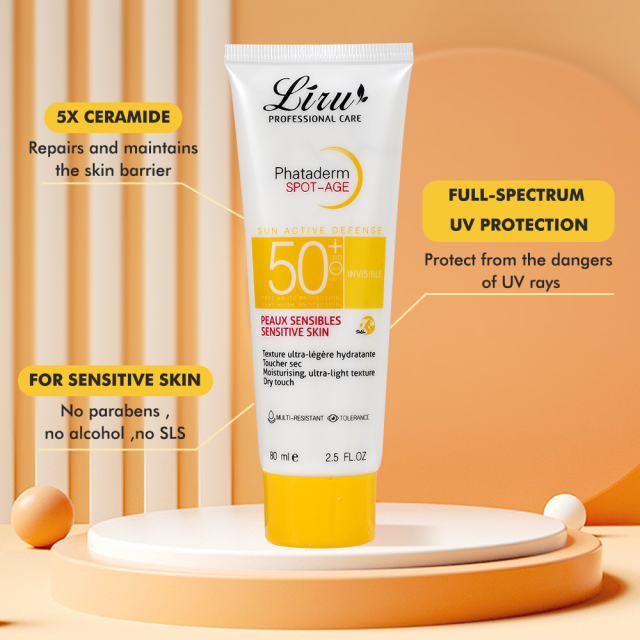 SPF50 Physical Sunscreen | Broad-Spectrum & Water-Resistant | liru Skincare