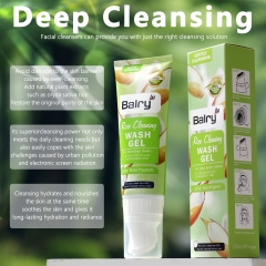 Deep Pore Cleansing Hydrating Rice Face Wash with Facial Cleansing Brush