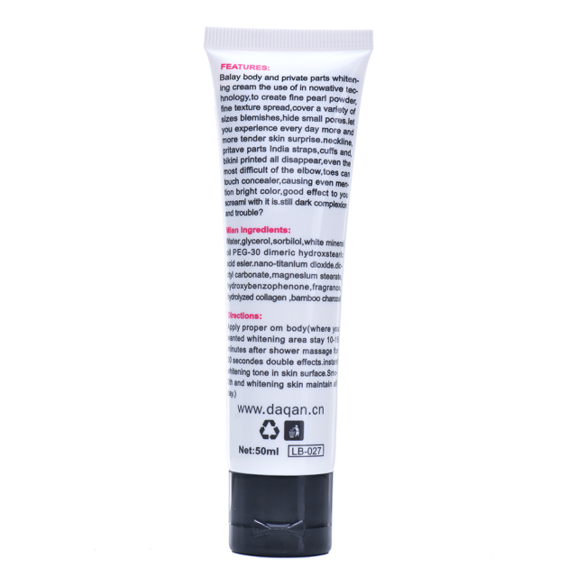 Skin Brightening Cream Sensitive Area 3 Days Whitening Lotion