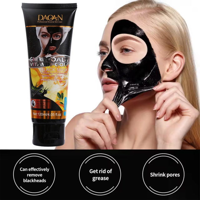 Applying Daqan Charcoal Mask for Pore Cleansing