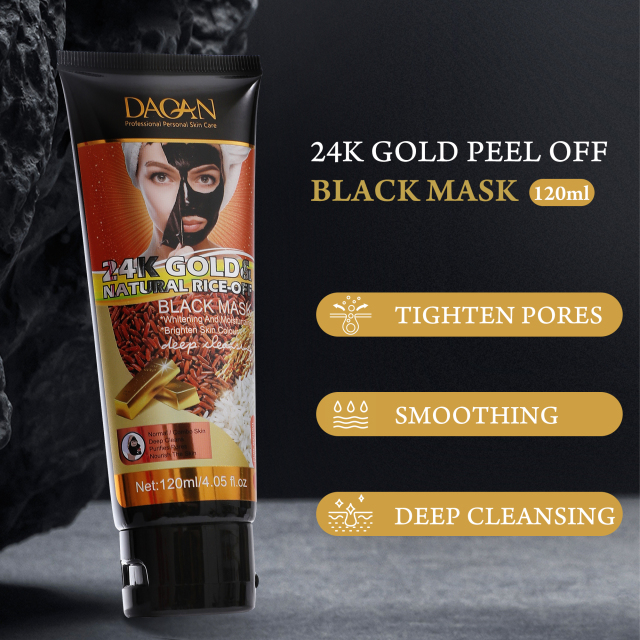 24K Gold & Rice Moisturizing Anti-Aging Face Mask Firming Peel off Mask