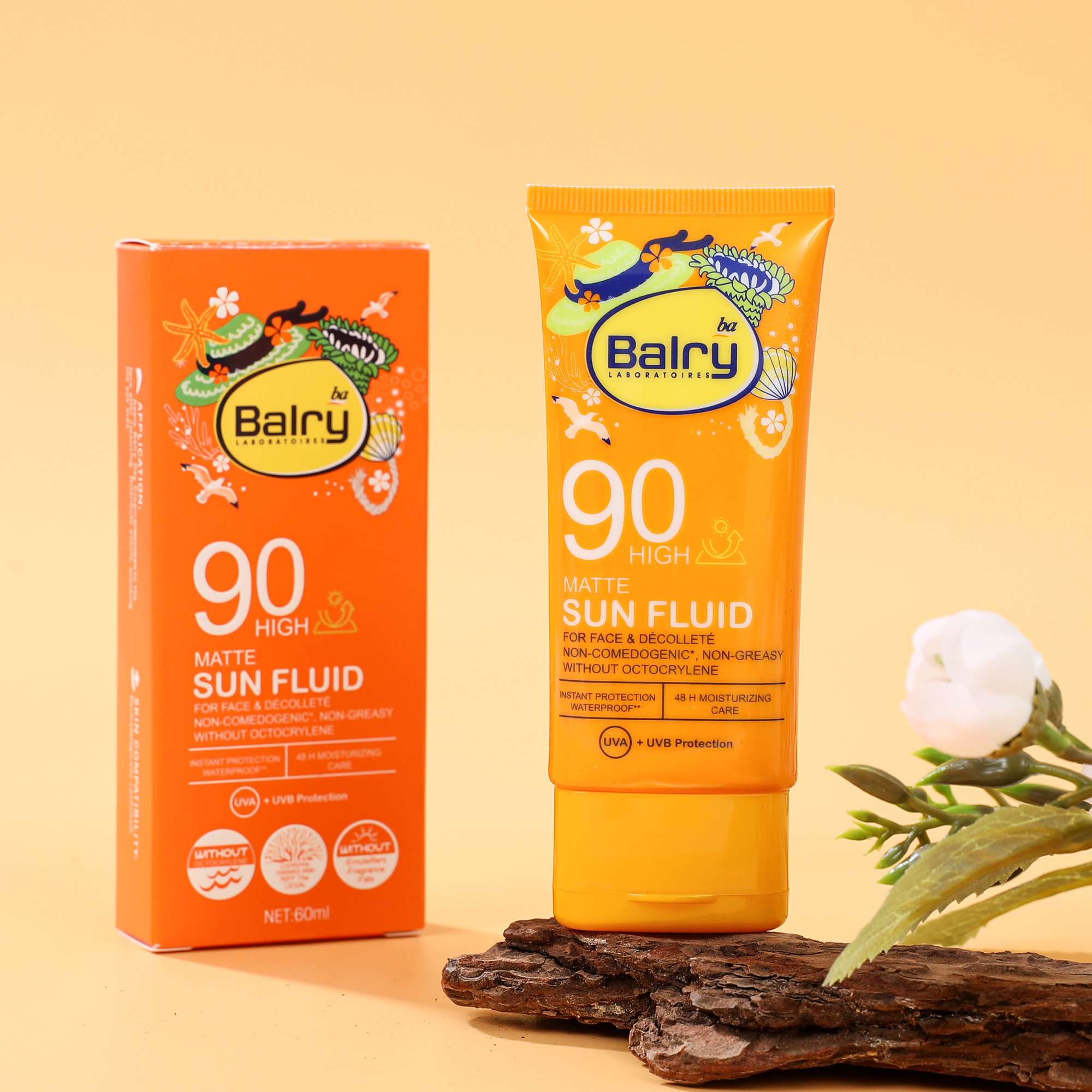 Balry Water-Resistant Quality Face Sunscreen UV Protection Sunblock