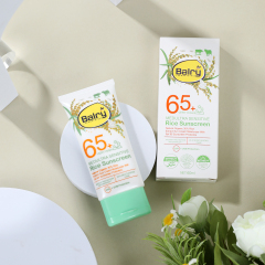 Anti-UV Waterproof Organic Rice Extract Sunscreen Cream SPF 65