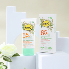 Anti-UV Waterproof Organic Rice Extract Sunscreen Cream SPF 65