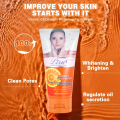 Vitamin C Oil Control Facial Cleansing Gel Anti-Acne Face Wash