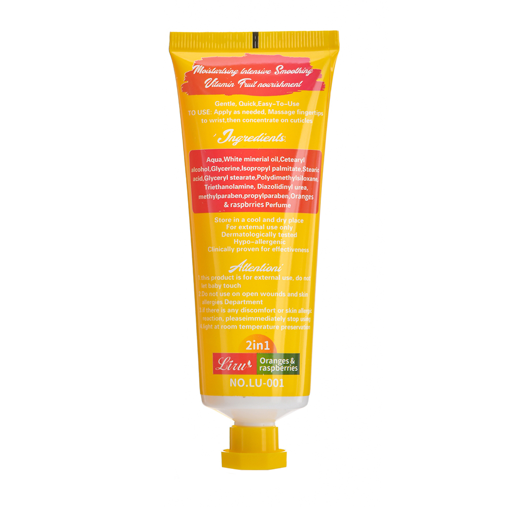 Orange Scent Whitening Moisturizing Hand Cream for Dry Skin
