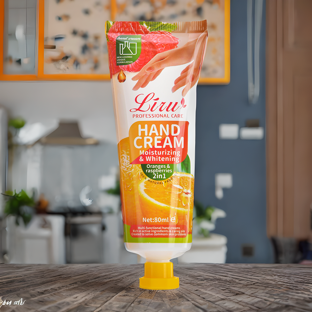 Orange Scent Whitening Moisturizing Hand Cream for Dry Skin