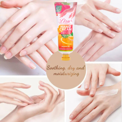 Orange Scent Whitening Moisturizing Hand Cream for Dry Skin