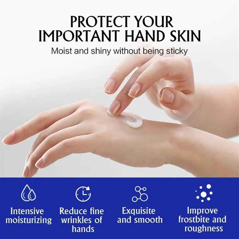 Rose Fragrance Snail Hand Cream for Nourishing Hand Care
